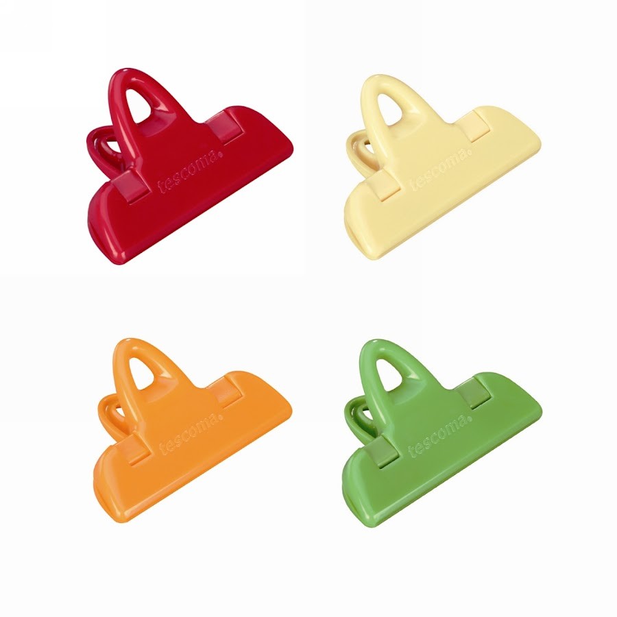 PINZAS PRESTO CIERRA BOLSAS 7 CM X 4 UND