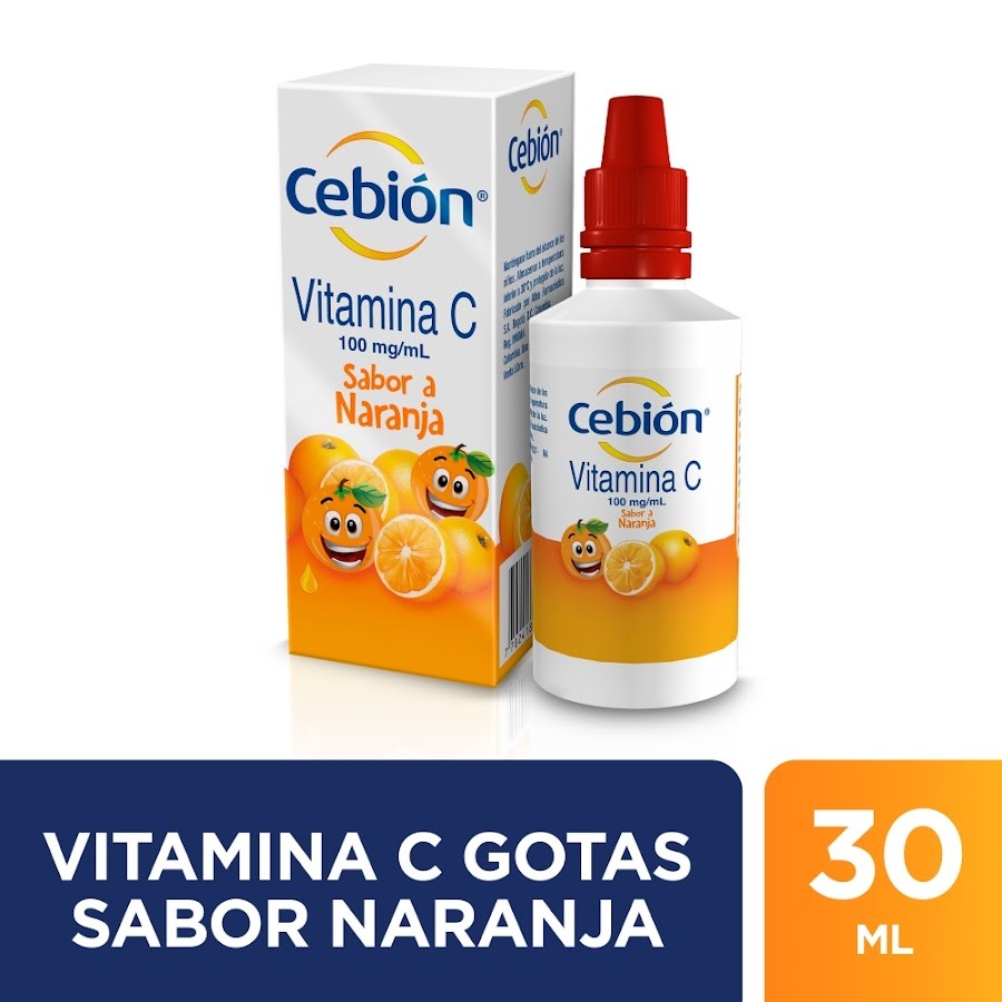Cebión Gotas de Vitamina C sabor a Naranja con 30ml