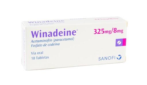 Winadeine 325/8Mg Tabletas Caja X10Tab. Sanofi Acetaminofén Codeína