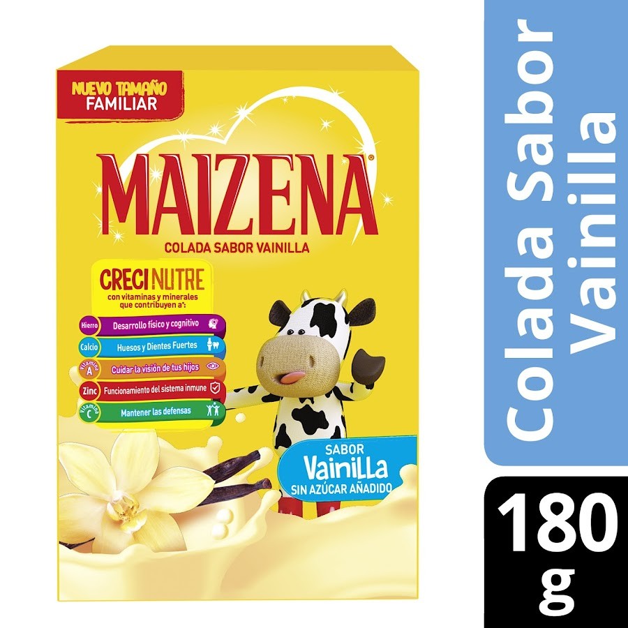 Colada Maizena Cereal Sabor a Vainilla x 180Gr