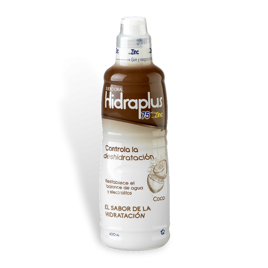 HIDRAPLUS ZINC TRATAMIENTO DESHIDRATACIÓN 75 COCO X400ML