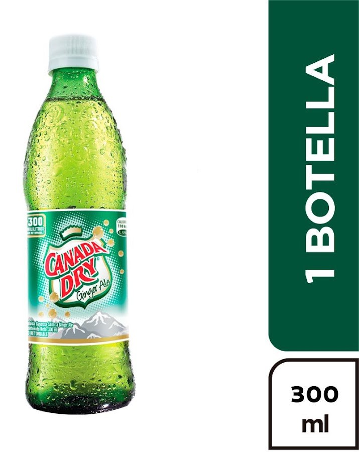 BEBIDA  CANADA DRY GINGER X300ML.