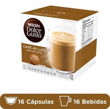 Nestle Dolce Gusto Café con Leche 16Caps 3x160gr
