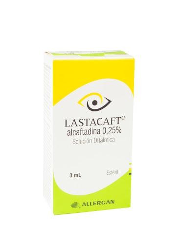 Lastacaft 0.25% Solución Oftálmica Frasco x3Ml. Allergan Alcaftadina