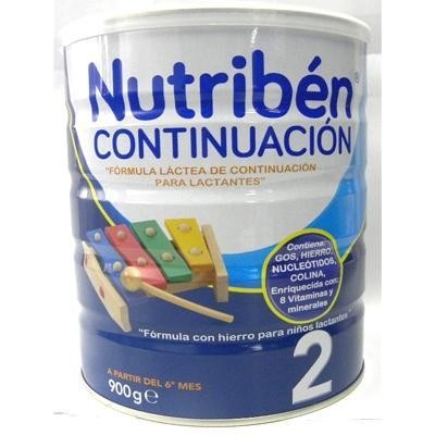 FORMULA INFANTIL NUTRIBÉN LÁCTEA CONTINUACIÓN 2 X900G.