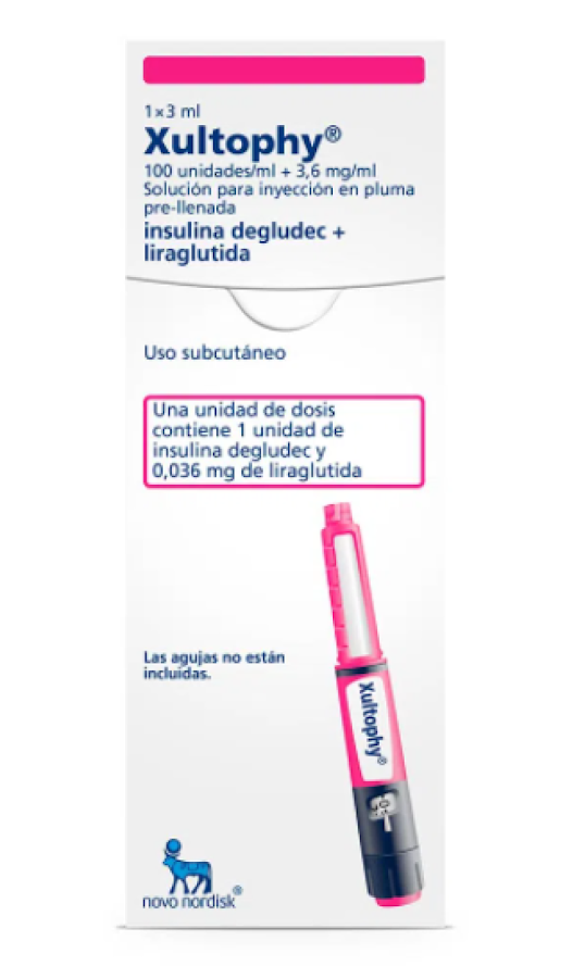 Xultophy Caja x 1 Pluma Insulina Degludec Liraglutida