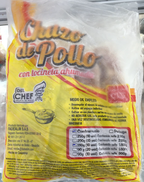 chuzo pollo 180g