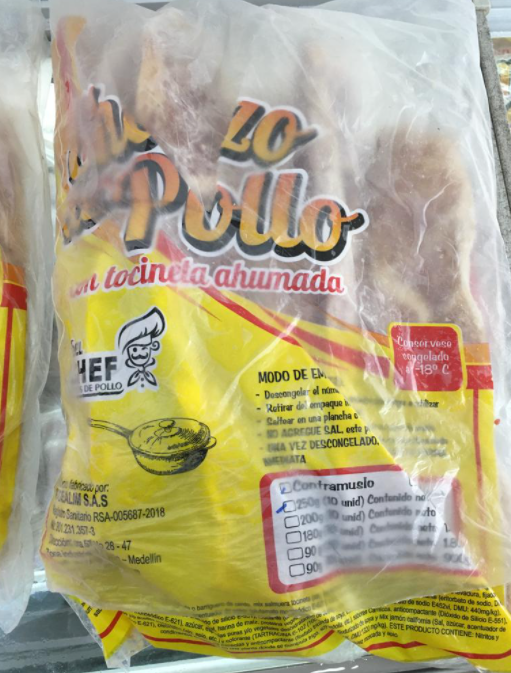 chuzo pollo 250g