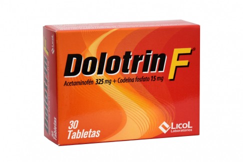 DOLOTRIN F 325 MG + 15 MG X 30 TBL