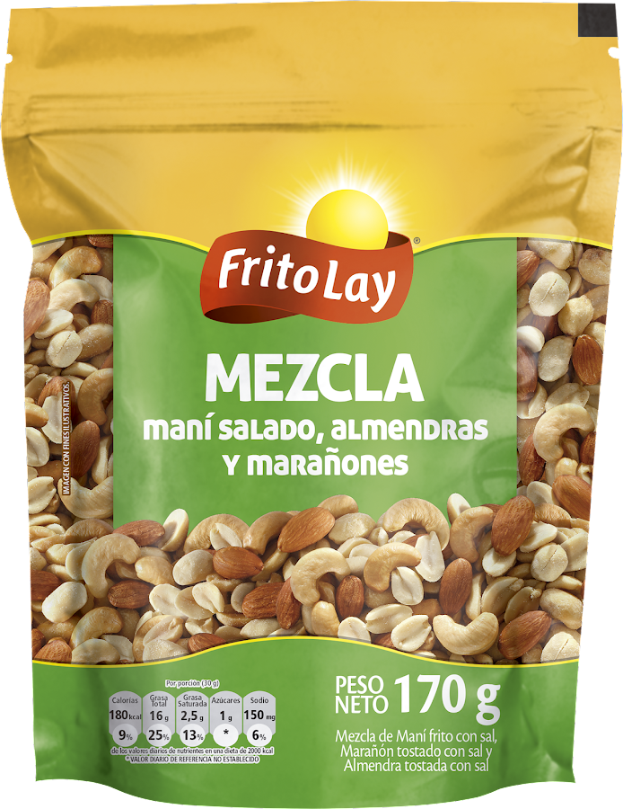 Maní Fritolay Mix Mezcla Nueces x170gr