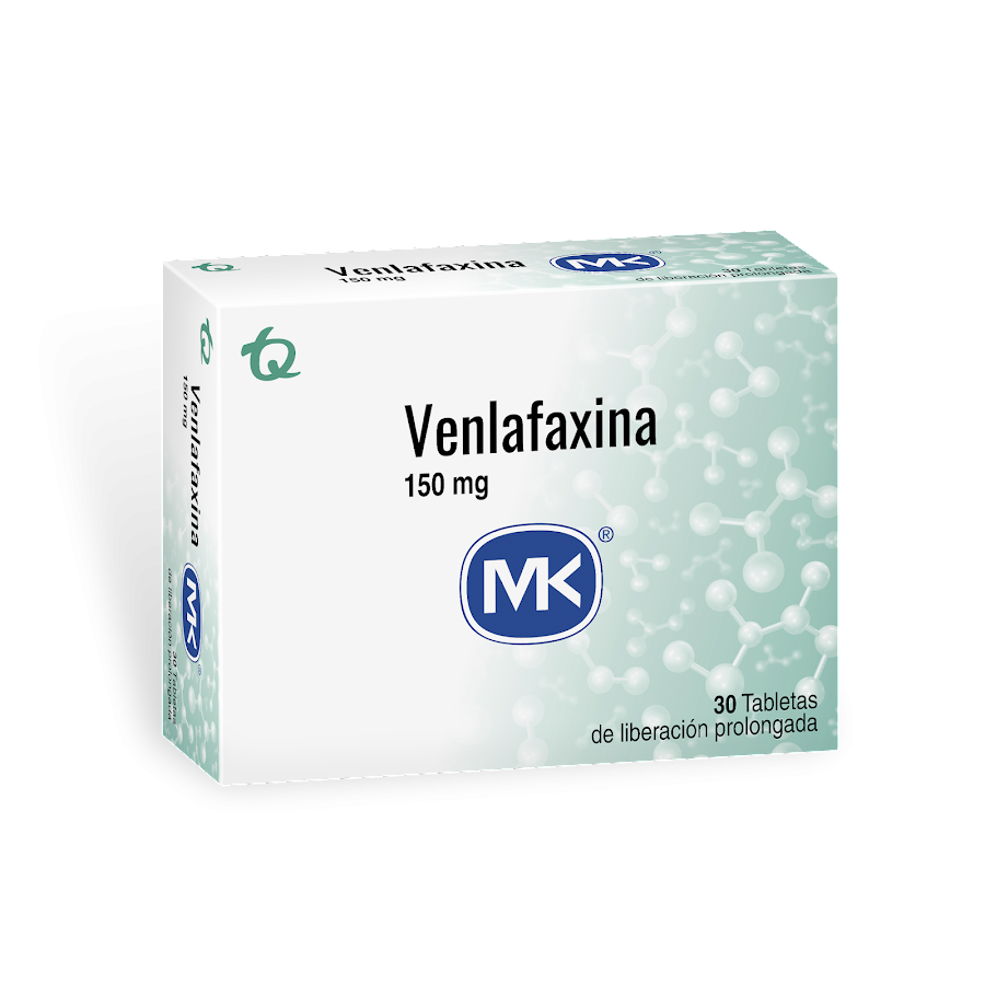 Venlafaxina MK 150mg Caja x30 Tabletas