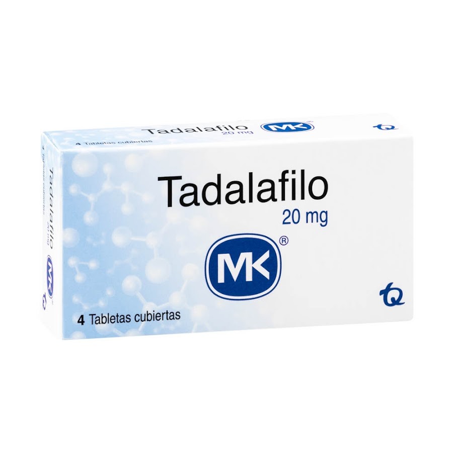 TADALAFILO 20 MG MK CAJA X 4 TAB RECUB TECNOQUIMICAS -A