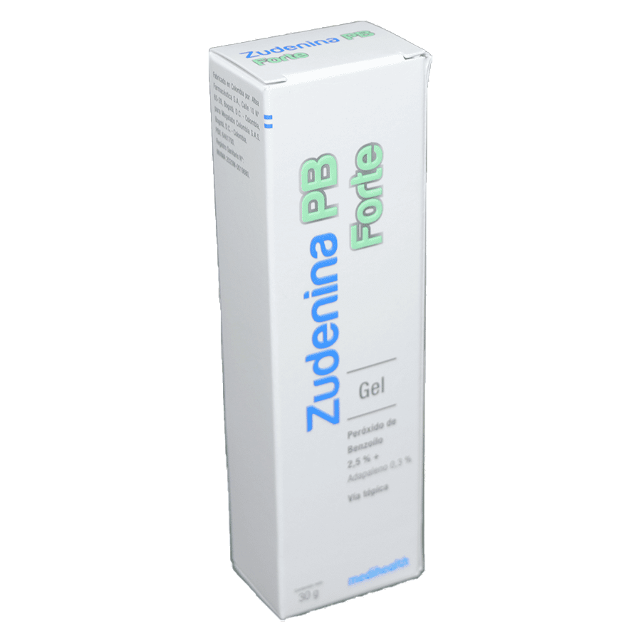 Gel Zudenina PB Forte Tubo x30gr Medihealth Adapaleno