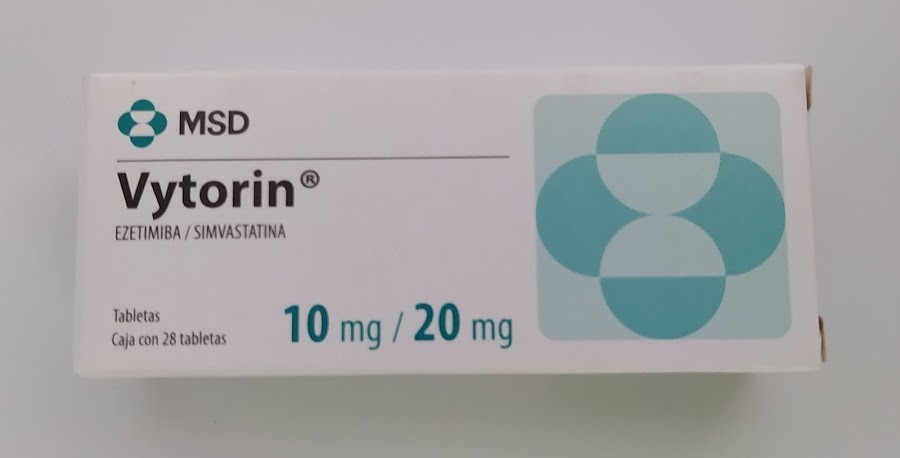 VYTORIN 10/20MG COMPRIMIDOS CAJA X 28 COMP MSD EZETIMIBA SIMVASTATINA