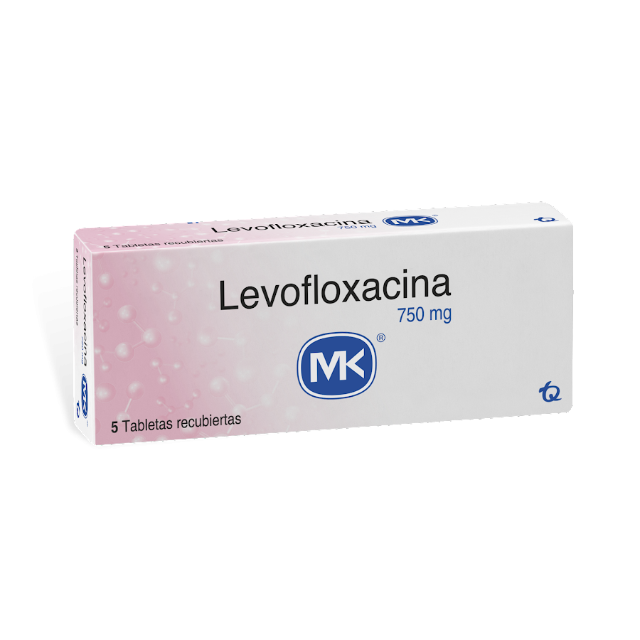 Levofloxacina 750mg MK Caja x 5Tab