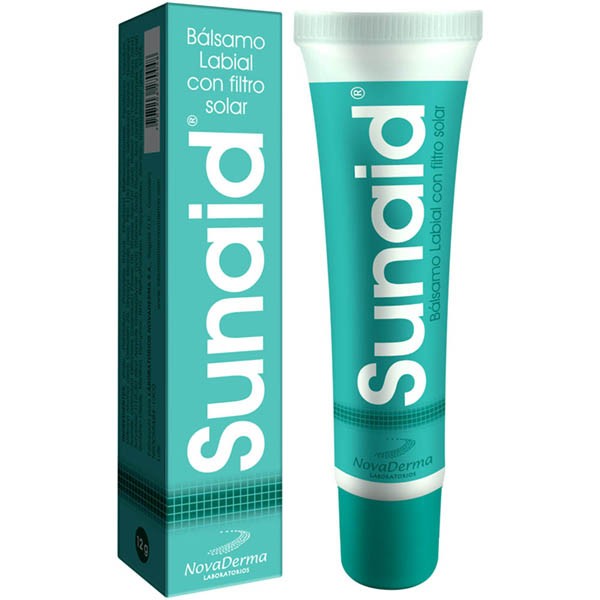 Bálsamo Novaderma Sunaid Labial con Filtro Solar x12G