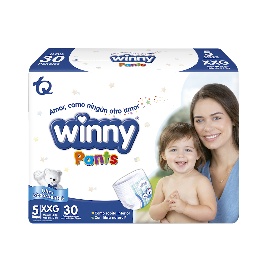Pañales Winny Pants XXG Etapa 5 x 30Und