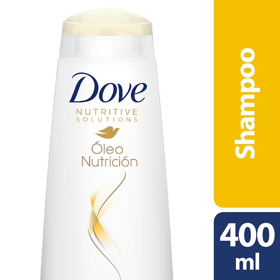 Shampoo DOVE óleo nutrición sin sal x400ml