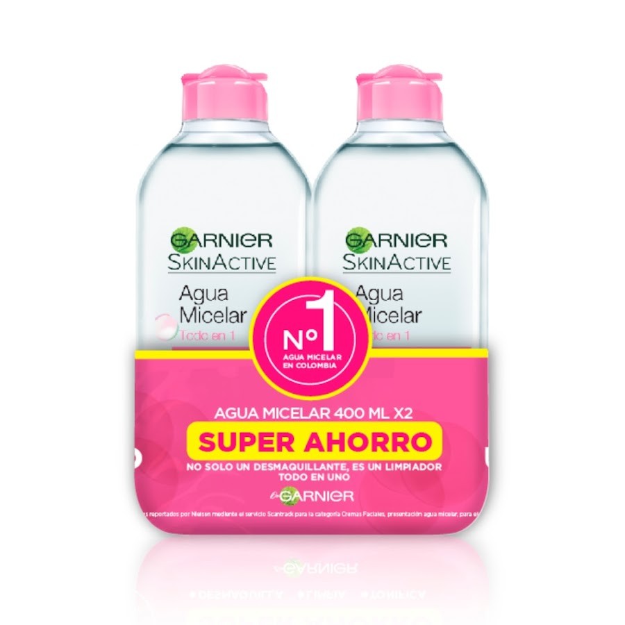 OFERTA AGUA MICELAR GARNIER ORIGINAL 400ML X2UND