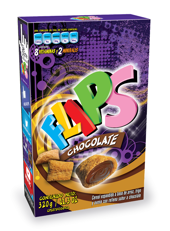 Cereal Flips de Chocolate X320G