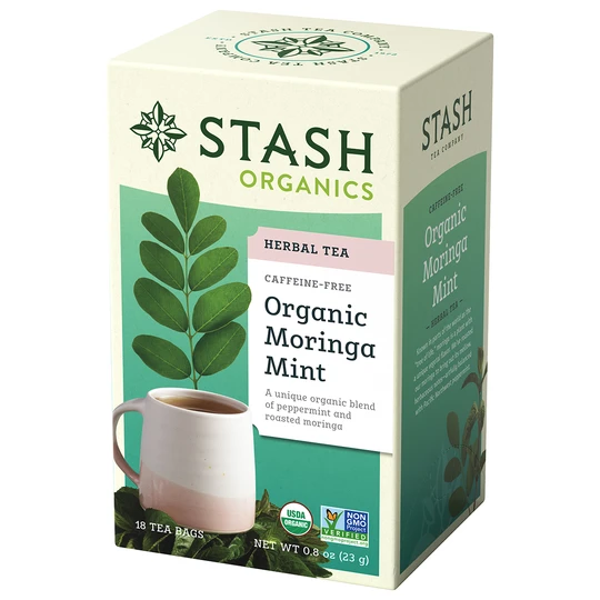 Té Stash Infusión Orgánico de Moringa con Menta x18 Unds
