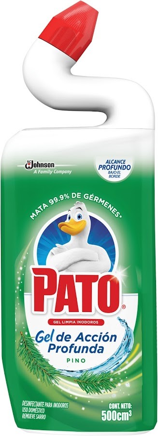 Gel Pato Liquido Limpia y Desinfecta Inodoros Advanced x 500ml