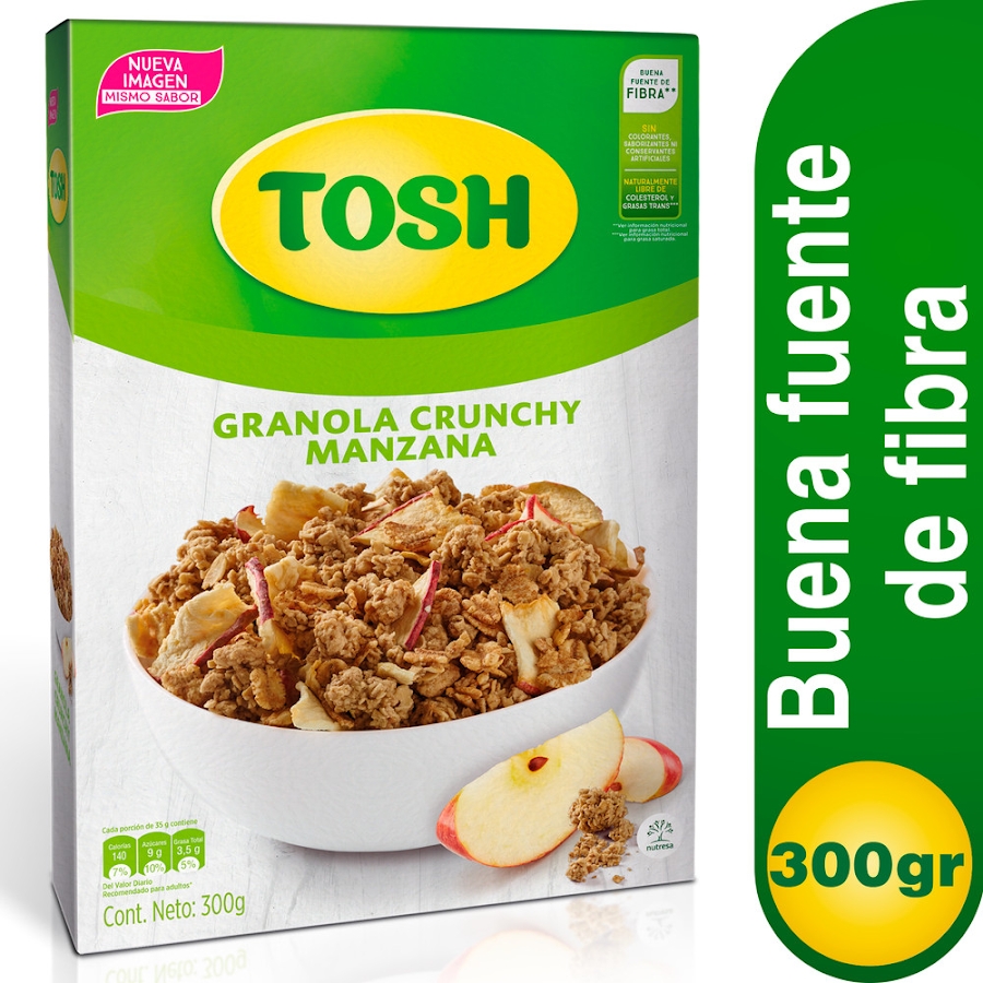 Granola TOSH Manzana x300g