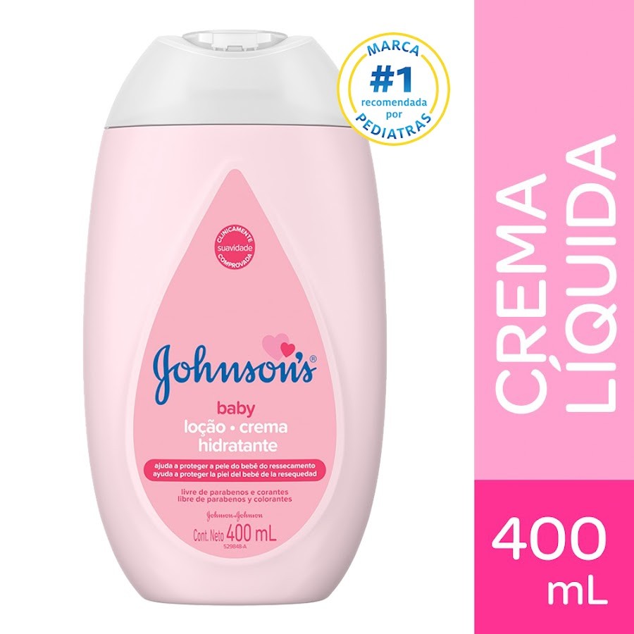 Crema Johnson Baby Liquida 24 Horas X 400ml