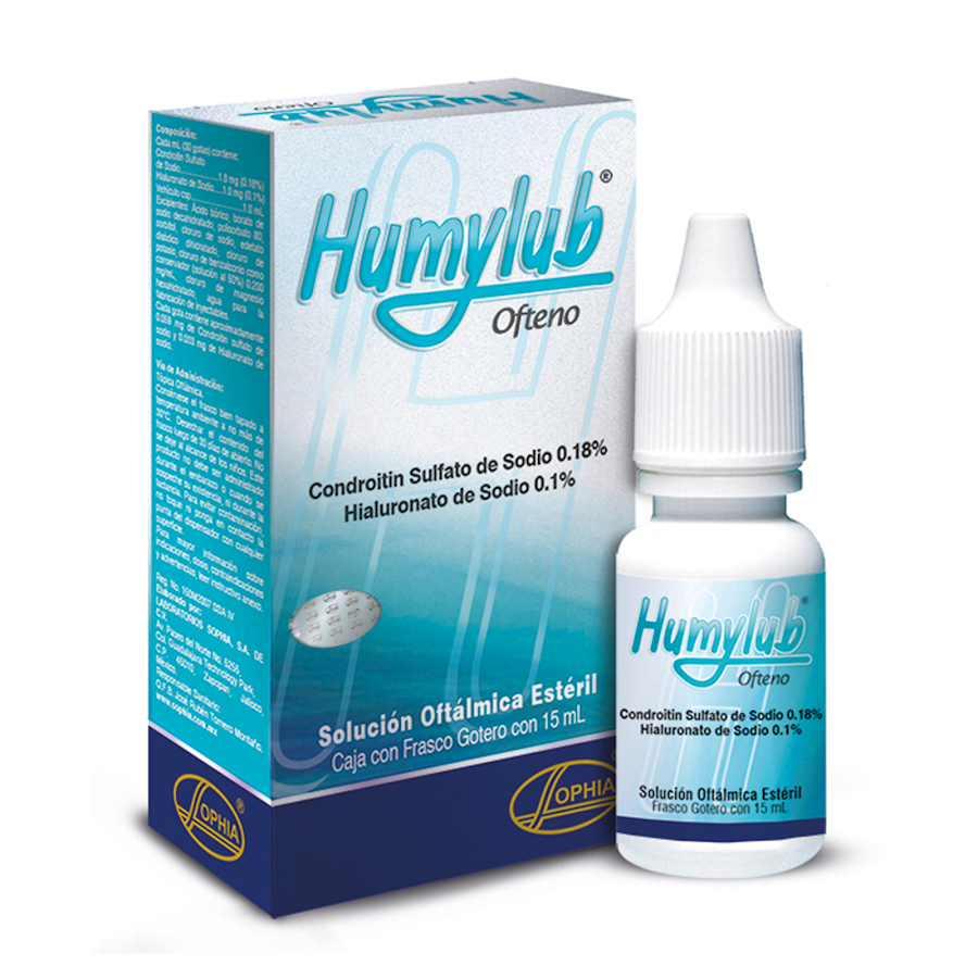 Humylub Ofteno 0.18/0.1% Fco.x15Ml. SOP Condroitín Sulfato Hialuronato