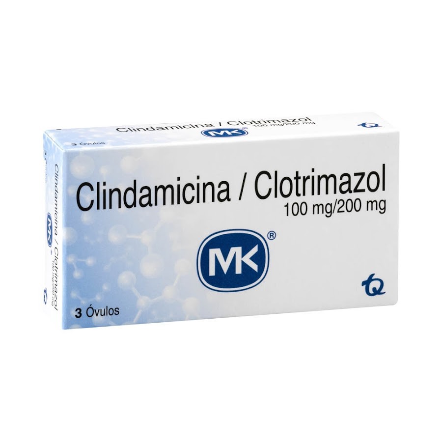 Clindamicina Clotrimazol Mk 100/200Mg Óvulos Caja X3Ovu.