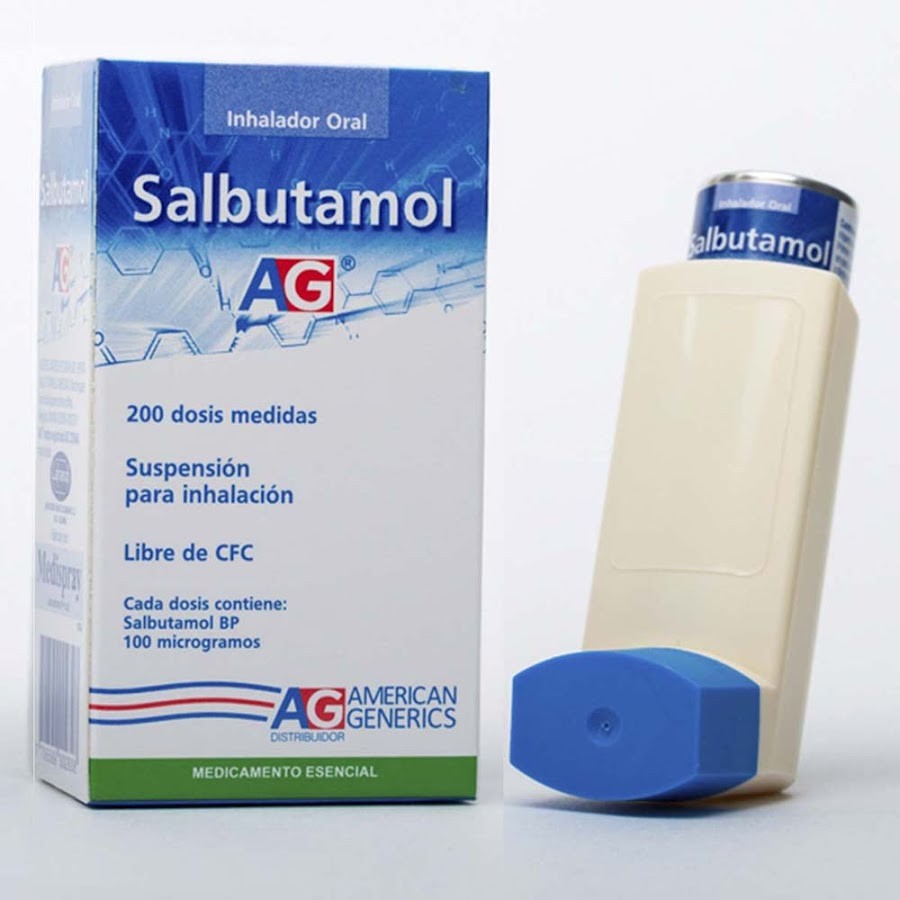 Salbutamol AG 100mcg sus.inh. Frasco x1inh.