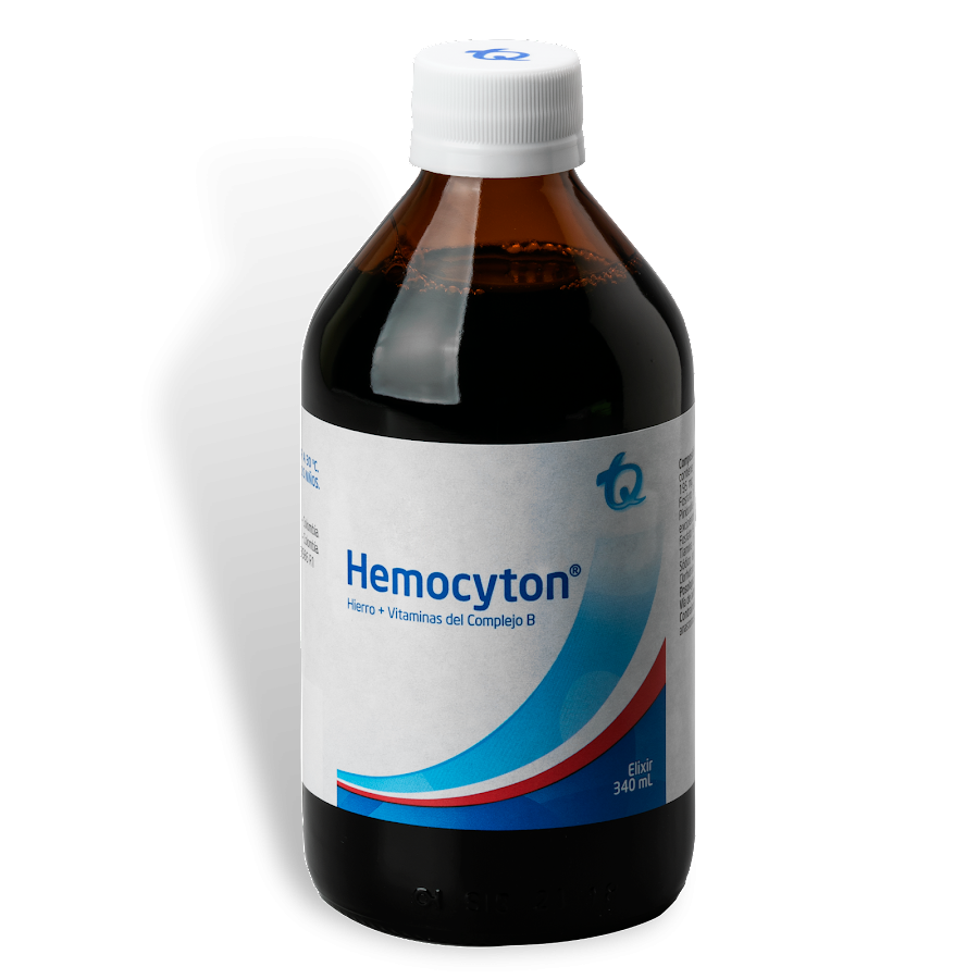 Hemocyton Solución Oral Frasco x340ml. TQ Hierro Vitamina Complejo B