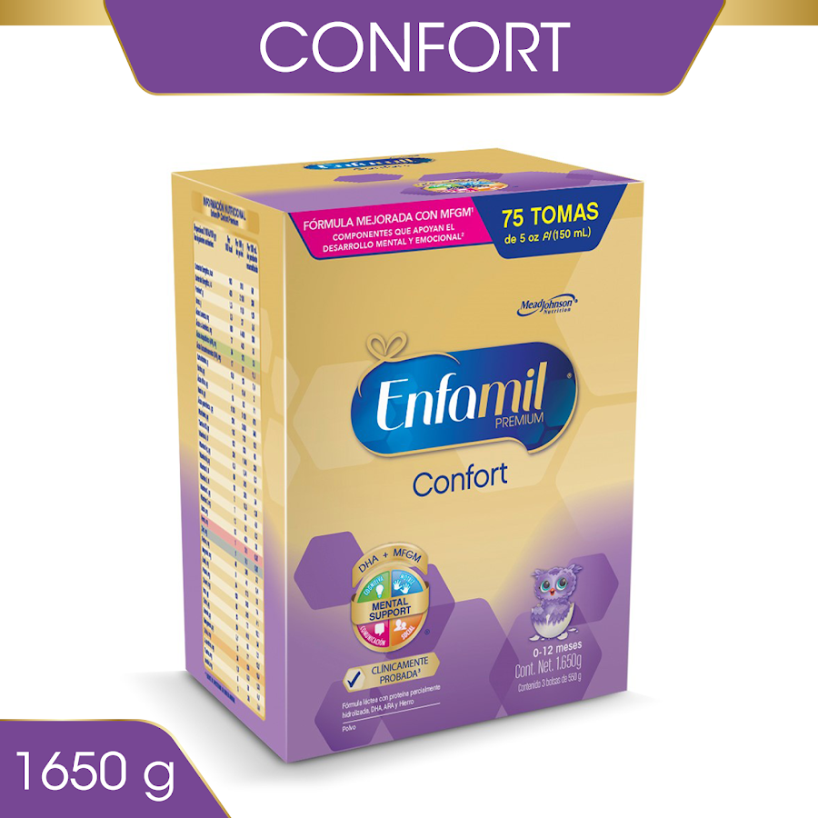 Formula De Crecimiento Enfamil Confort Premium x 1650gr