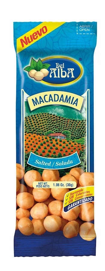 PASABOCAS DEL ALBA MACADAMIA SALADA X 30 GR