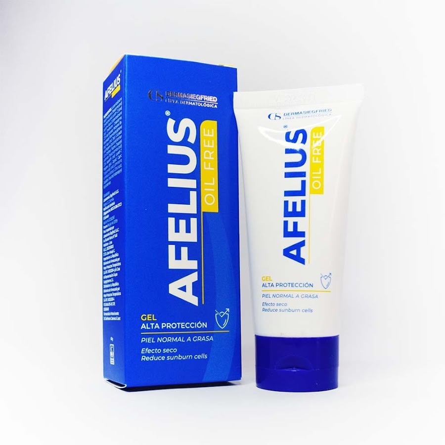 Protector Solar Afelius Oil Free Filtro Solar Foto Estable X60G.