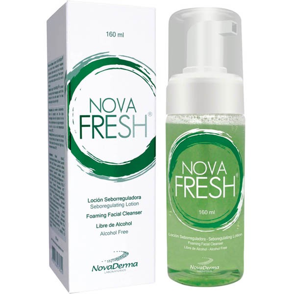 Loción Novaderma Nova Fresh Sebo reguladora Libre de Alcohol x160Ml.