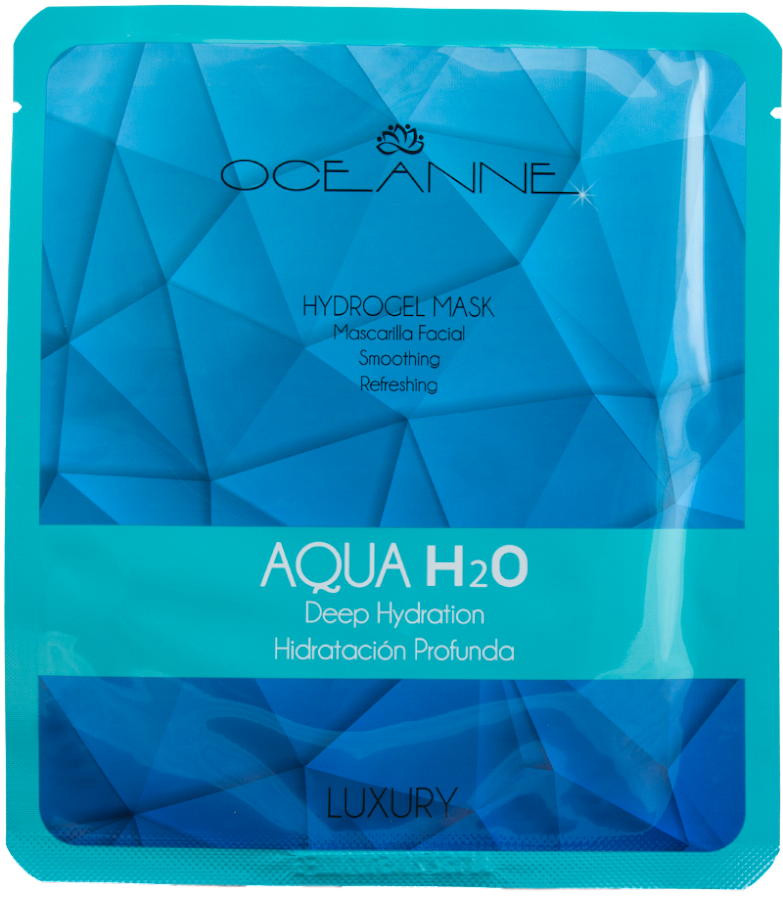 Mascarilla Facial Velo Oceanne Hidrogel Aqua H2O x 1Unidad
