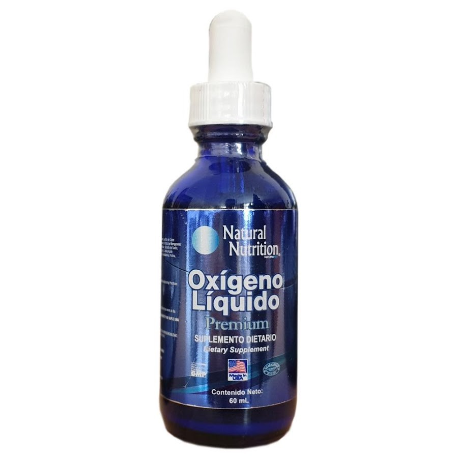 Oxigeno Liquido Natural Nutrition Premium Suplemento Dietario x 60Ml