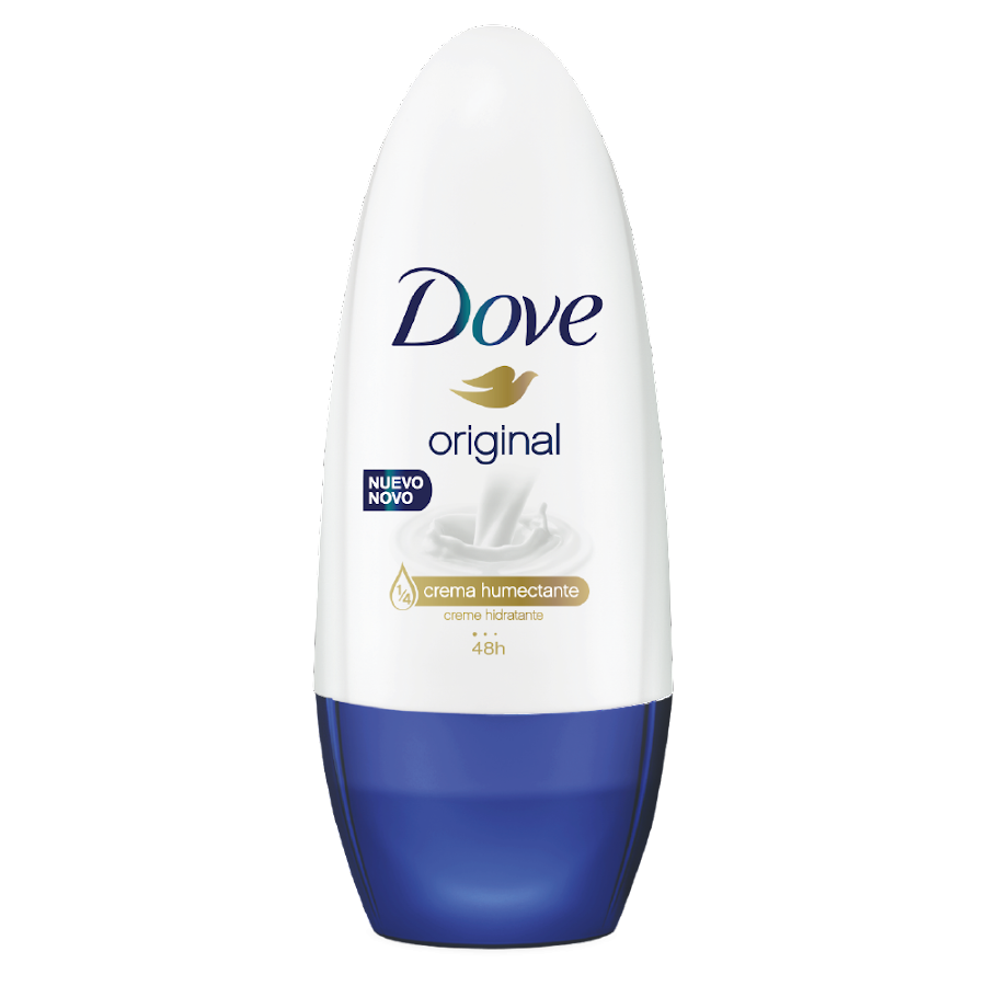 Desodorante DOVE Original 0% Alcohol 48H Roll On x50Ml