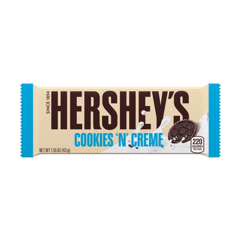 Chocolatina Hershey´s Cookies N Creme X43G.