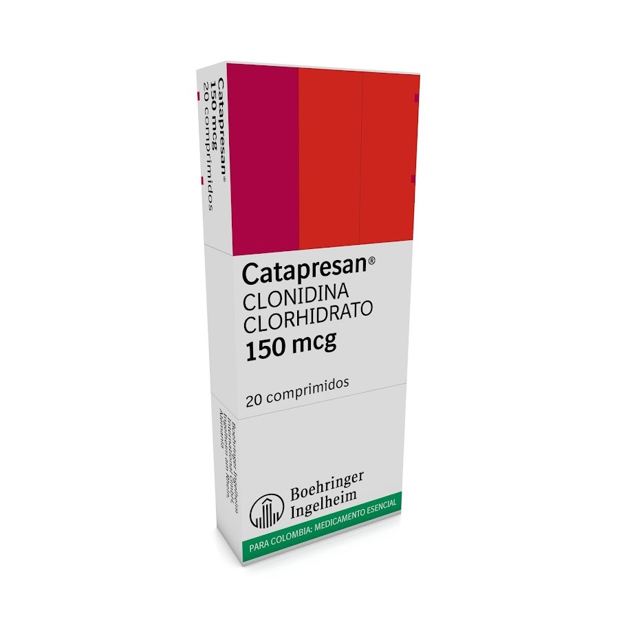 Catapresan 150Mcg Comprimidos Caja x20Com. Boehringer Clonidina