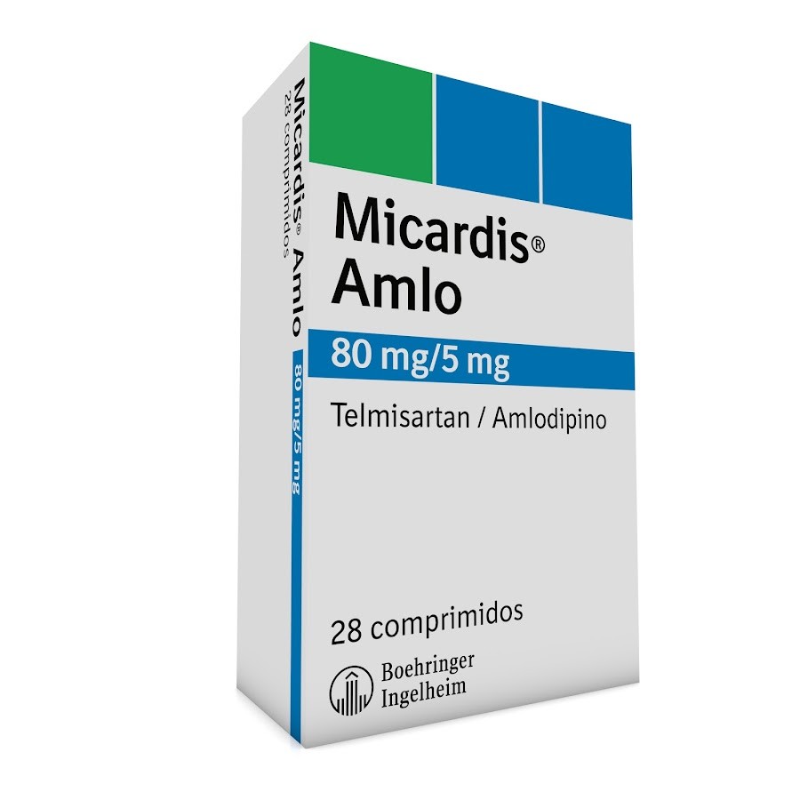 Micardis Amlo 80/5Mg Comprimidos Caja X28Com. Boe Telmisartá Amlodipin