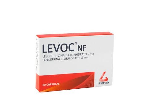 Levoc NF 5/15Mg Cáp. Caj. x10Cap. Legrand Levocetirizina Fenilefrina