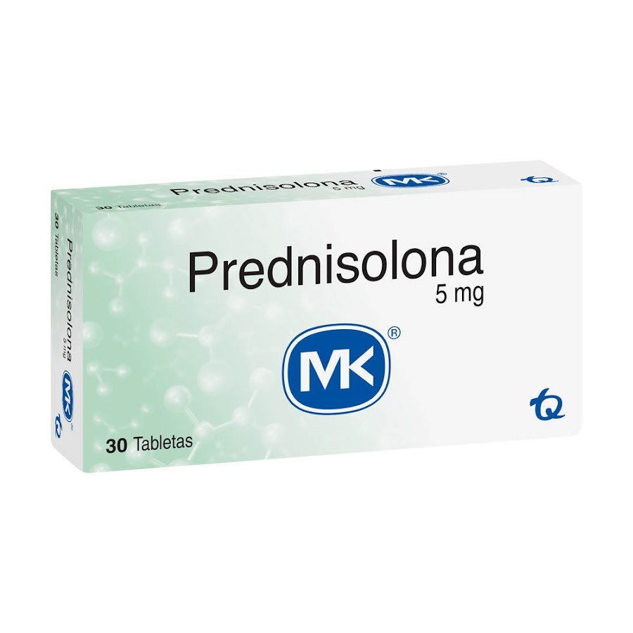 Prednisolona MK 5mg Tableta Caja x30Tab.