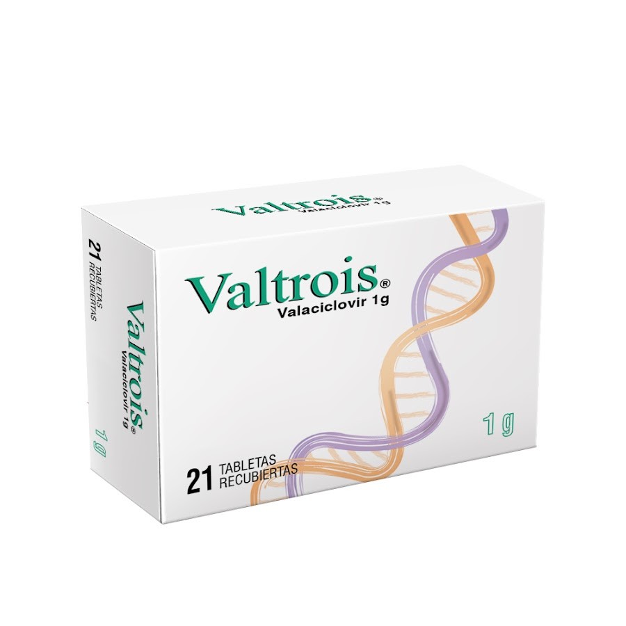 Valtrois Valaciclovir 1Gr Caja x 21Tab
