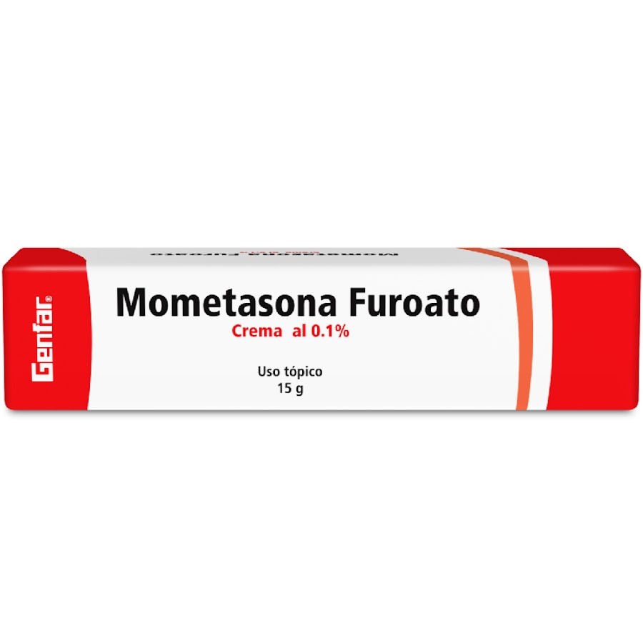 Mometasona Genfar 0.1% Crema Tópica Frasco X15G.