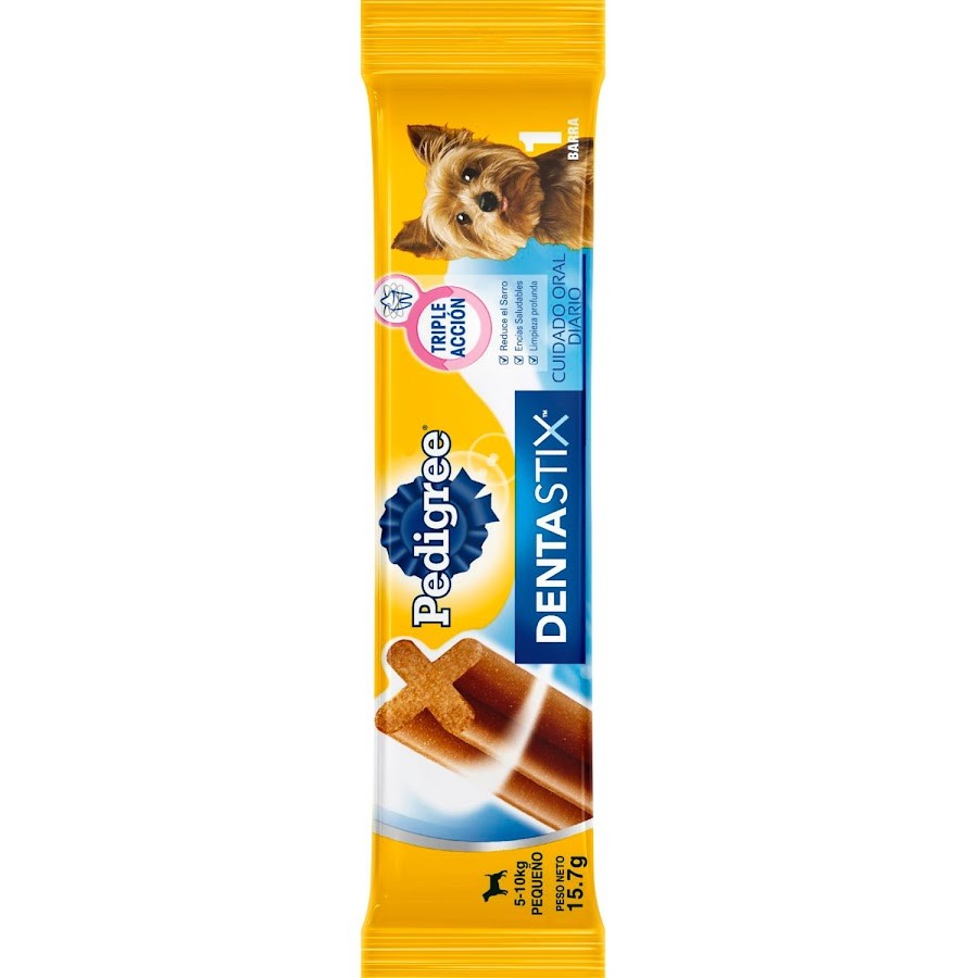 Barra Dentastix Para el Cuidado Oral Pedigree Perros Razas Pequeñas x 1Uni/15.7Gr