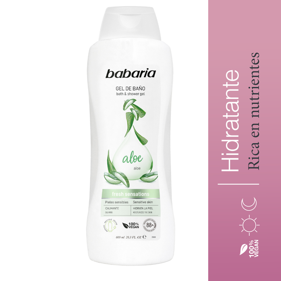 Gel De Ducha  Aloe Vera Babaria  x 600ml