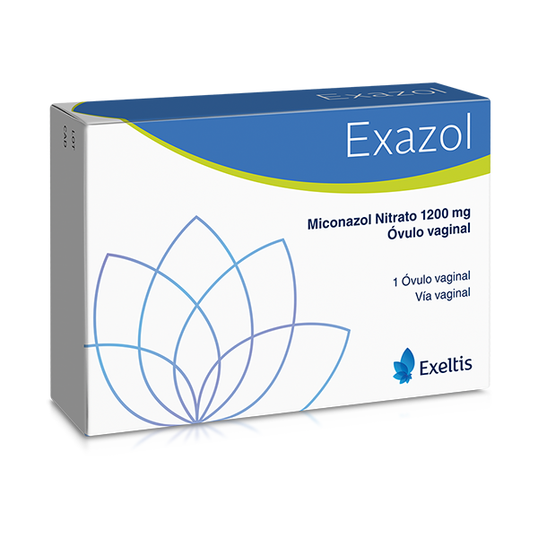 Exazol Exeltis Miconazol Nitrato 1200Mg Caja x 1 Ovulo Vaginal