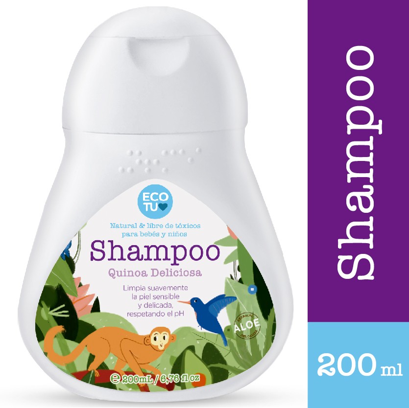 Shampoo EcoTú Quinoa Deliciosa x 200 ml
